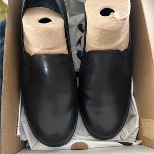 Black Leather Loafers